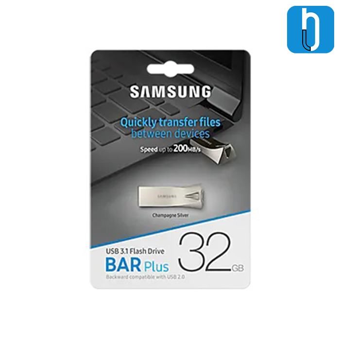 فلش مموری سامسونگ مدل BAR Plus USB 3.1 ظرفیت 32 گیگابایت
