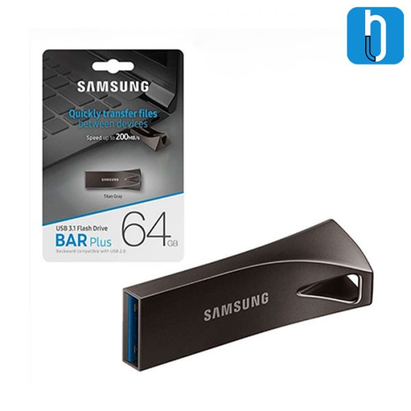 فلش مموری سامسونگ مدل BAR Plus USB 3.1 ظرفیت 64 گیگابایت