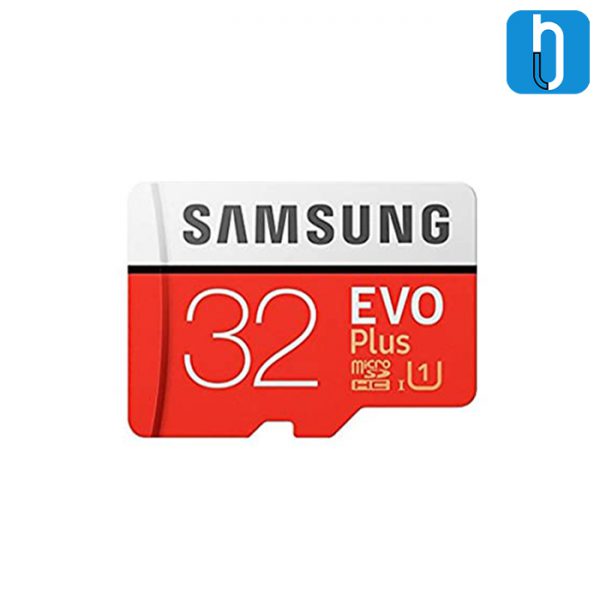 کارت حافظه microSDXC سامسونگ مدل Evo Plus ظرفیت 32 گیگابایت همراه با آداپتور
