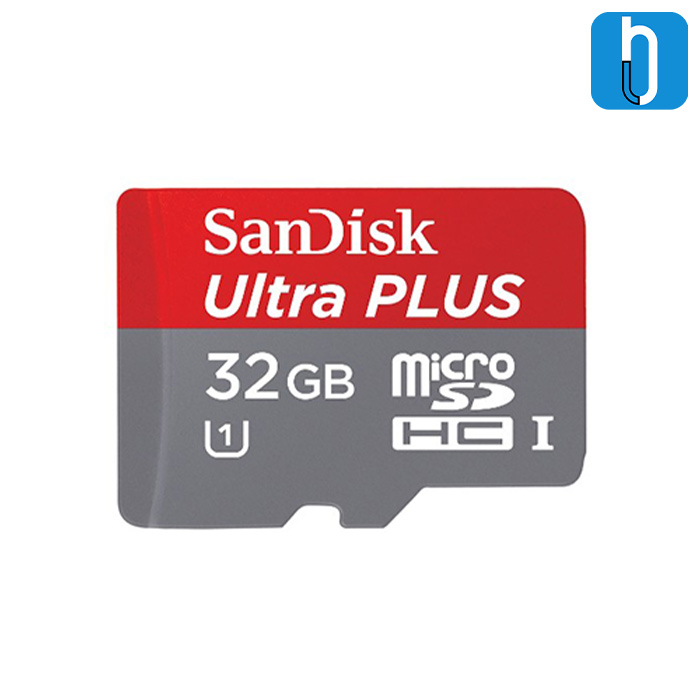 کارت حافظه microSDHC سن دیسک مدل Ultra A1 ظرفیت 32 گیگابایت همراه با آداپتور