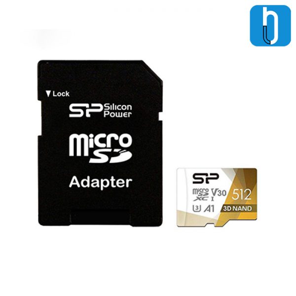 کارت حافظه microSDXC سیلیکون پاور مدل Superior Pro ظرفیت 512 گیگابایت همراه با آداپتور